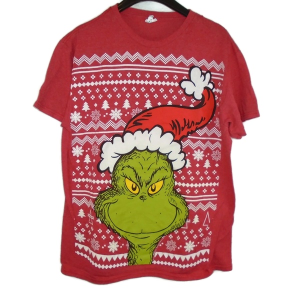 red grinch shirt